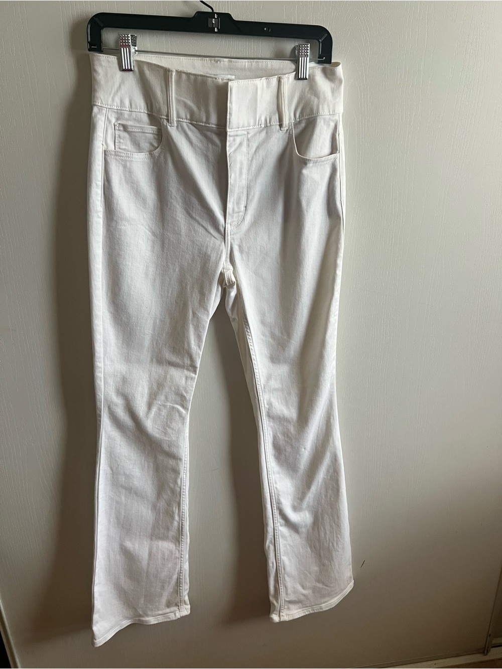 White House Black Market White Flare-Leg Stretch Jeans